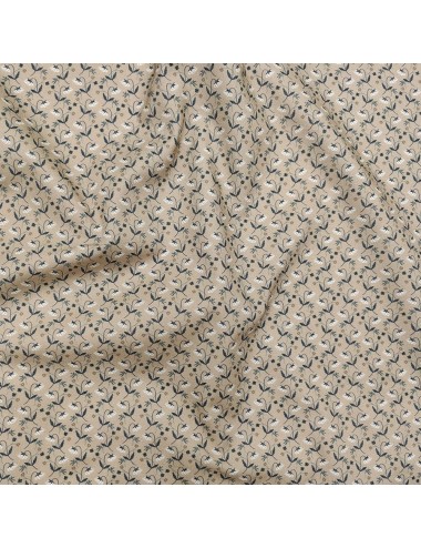 Comprar Tela Taupe Flower Drops Yardage | Windham Fabrics