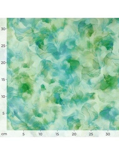 Comprar Tela Watercolor Blender Green | QT Fabrics