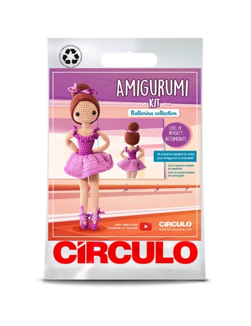 Comprar Kit Amigurumi Ballerina Alana | Lanas Círculo