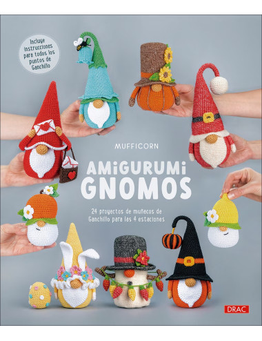 Comprar libro Amigurumi Gnomos (Tapa blanda) | Drac