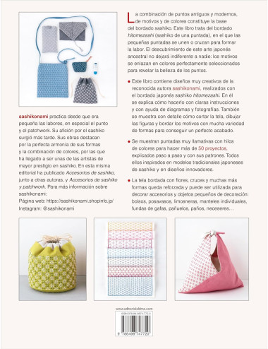 Comprar libro Bordado Sashiko Hitomezashi | Drac